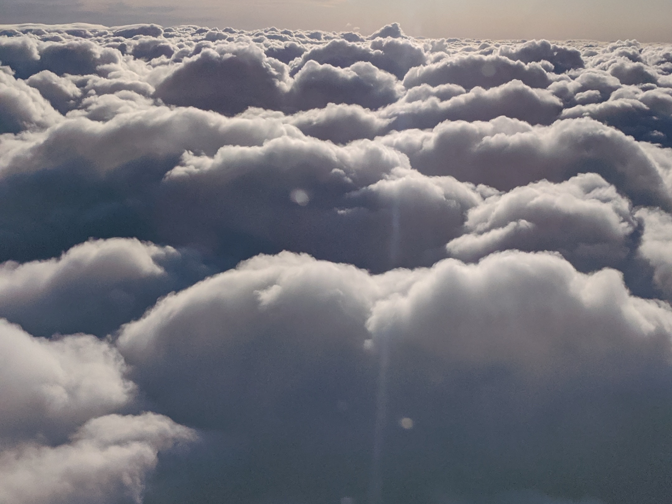 In the clouds
